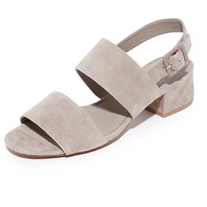 Vince Taye City suede Sandals woodsmoke taupe grey